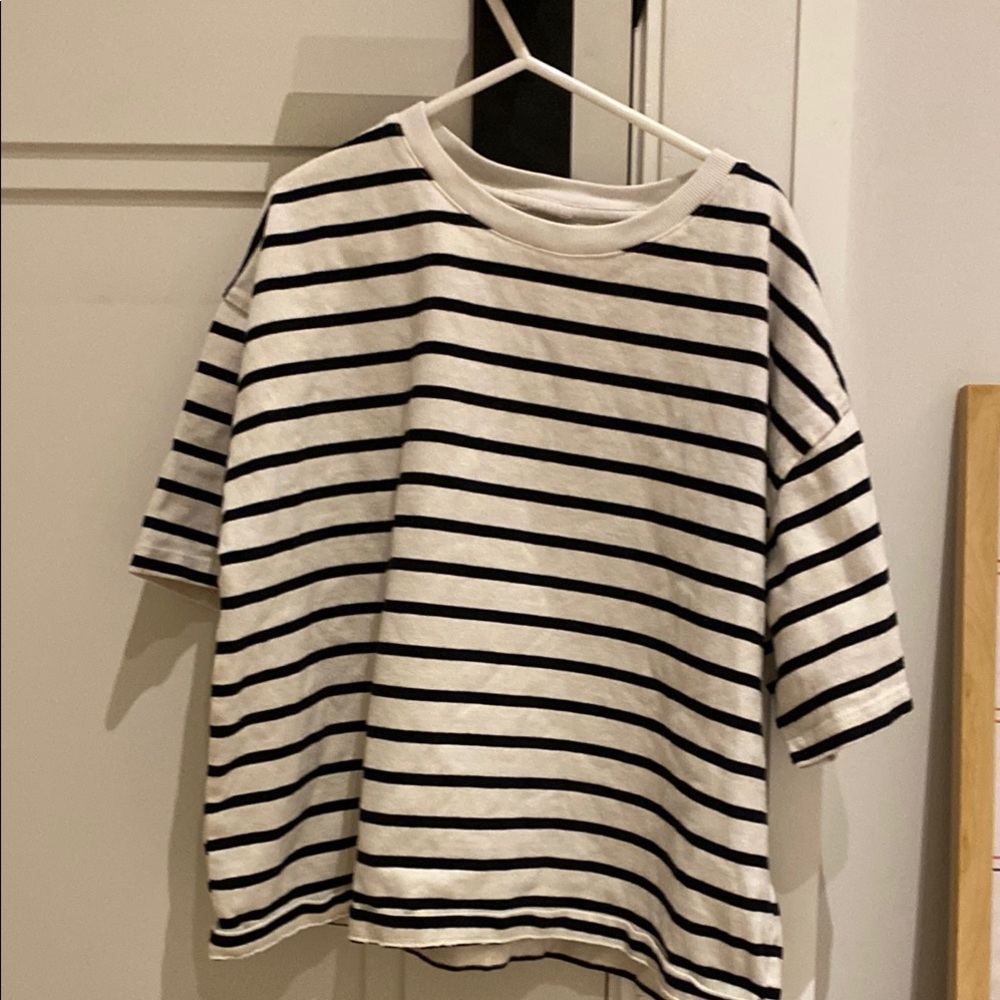 Striped Black and White T-Shirt